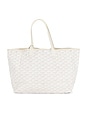 view 1 of 9 Goyard Saint Louis PM Tote Bag in White