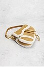 view 4 of 8 Dior Shearling Saddle Bag in Tan