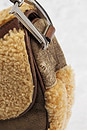 view 10 of 10 Dior Shearling Vintage Saddle Bag in Brown