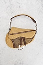 view 2 of 10 Dior Shearling Vintage Saddle Bag in Brown