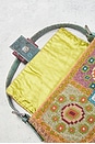 view 7 of 8 Fendi Vintage Lizard Trimmed Beaded Baguette Shoulder Bag in Multi