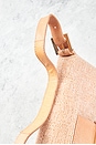 view 8 of 9 Fendi Lizard Trimmed Beaded Baguette Shoulder Bag in Peach