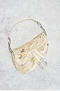 view 2 of 9 Dior Vintage Reversible Sequin Saddle Bag in Cream