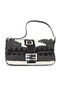 view 1 of 8 Fendi Wool Baguette Shoulder Bag in Grey