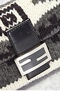 view 5 of 8 Fendi Wool Baguette Shoulder Bag in Grey