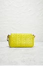 view 3 of 9 Fendi Embossed FF Baguette Shoulder Bag in Green