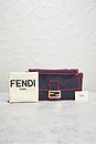 view 8 of 8 Fendi Denim Baguette NM Shoulder Bag in Blue