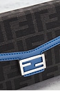 view 5 of 8 Fendi Zucca Baguette Soft Trunk Phone Pouch in Blue