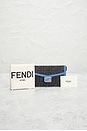 view 8 of 8 Fendi Zucca Baguette Soft Trunk Phone Pouch in Blue