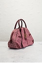 view 4 of 10 Dior Diorissimo Double Saddle Bowler Bag in Burgundy