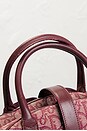 view 7 of 10 Dior Diorissimo Double Saddle Bowler Bag in Burgundy
