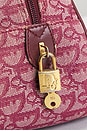view 9 of 10 Dior Diorissimo Double Saddle Bowler Bag in Burgundy