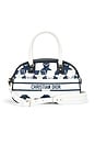 view 1 of 9 BOLSA BOWLING DIOR in Blue & White