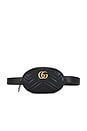 view 1 of 7 Gucci GG Marmont Waist Bag in Black