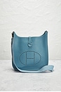 view 2 of 9 Hermes Taurillon Clemence Evelyne I PM Shoulder Bag in Bleu Jean