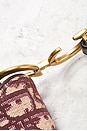 view 7 of 7 Dior Trotter Oblique Mini Saddle Bag in Red