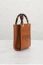 view 4 of 8 Fendi Sunshine Shopper Tote Bag in Brown
