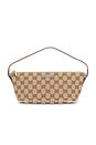 view 1 of 7 Gucci GG Boat Pochette Shoulder Bag in Beige
