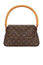 view 1 of 8 Louis Vuitton Monogram Mini Looping Shoulder Bag in Brown