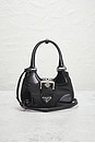 view 2 of 9 Prada Re-Nylon Re-Edition 2002 Moon Shoulder Bag in Black