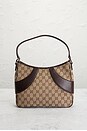 view 3 of 9 Gucci Curve Hobo Bag in Beige