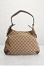 view 3 of 9 Gucci Horsebit Hobo Bag in Beige
