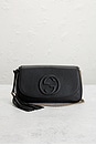 view 2 of 9 Gucci Soho Tassel East West Flap Shoulder Bag in Black