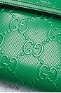 view 8 of 9 Gucci GG Embossed Messenger Bag in Green