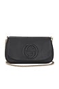 view 1 of 8 Gucci Soho Flap Crossbody Bag in Black