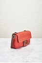 view 4 of 9 Fendi Zucca Baguette Chain Midi Shoulder Bag in Orange