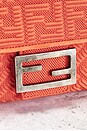 view 6 of 9 Fendi Zucca Baguette Chain Midi Shoulder Bag in Orange