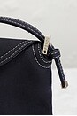 view 8 of 9 Fendi Denim Baguette Shoulder Bag in Blue