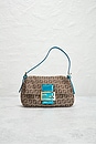 view 2 of 10 Fendi Zucchino Mama Baguette Shoulder Bag in Beige