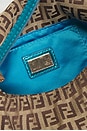 view 6 of 10 Fendi Zucchino Mama Baguette Shoulder Bag in Beige