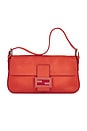 view 1 of 8 Fendi Baguette Shoulder Bag in Red