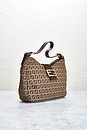 view 4 of 10 Fendi Zucchino Hobo Bag in Brown