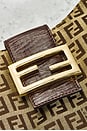 view 5 of 10 Fendi Zucchino Hobo Bag in Brown