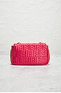 view 3 of 8 Fendi Baguette Chain Midi Shoulder Bag in Red