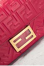view 5 of 8 Fendi Baguette Chain Midi Shoulder Bag in Red