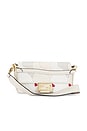 view 1 of 9 Fendi Mink Fur Nappa Faces Baguette Shoulder Bag in Ivory