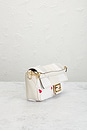 view 4 of 9 Fendi Mink Fur Nappa Faces Baguette Shoulder Bag in Ivory