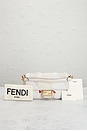 view 9 of 9 Fendi Mink Fur Nappa Faces Baguette Shoulder Bag in Ivory