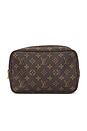 view 1 of 8 Louis Vuitton Monogram Trousse Toilette 23 Pouch in Brown