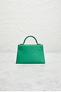 view 3 of 7 Hermes Epsom Kelly 20 Handbag in Vert Vertigo