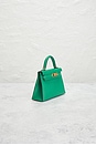 view 4 of 7 Hermes Epsom Kelly 20 Handbag in Vert Vertigo