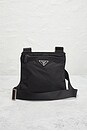 view 2 of 8 Prada Nylon Mini Messenger Bag in Black