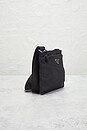 view 4 of 8 Prada Nylon Mini Messenger Bag in Black
