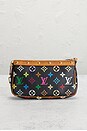 view 3 of 7 Louis Vuitton Monogram Pochette Accessoires Shoulder Bag in Black