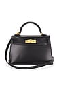view 1 of 7 Hermes Box Kelly 20 Handbag in Black
