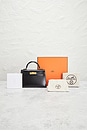 view 7 of 7 Hermes Box Kelly 20 Handbag in Black